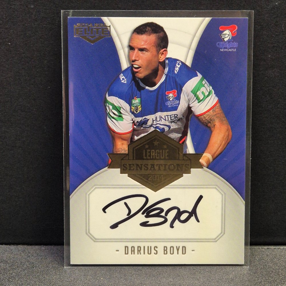 2014 NRL Traders Elite - League Sensations Signature - LS8 - Darius Boyd