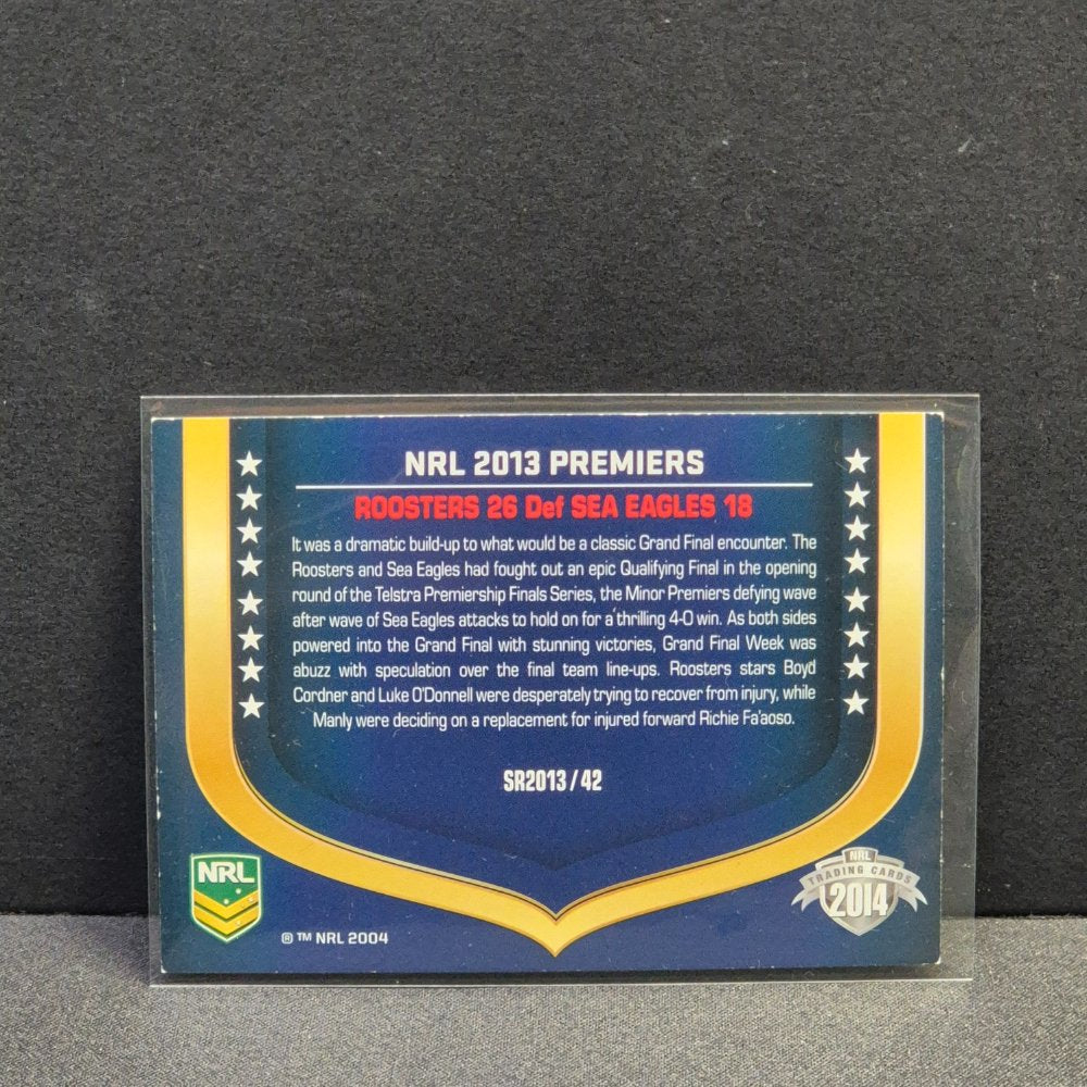 2014 NRL Traders - 2013 Premiers - SR2013 - Sydney Roosters