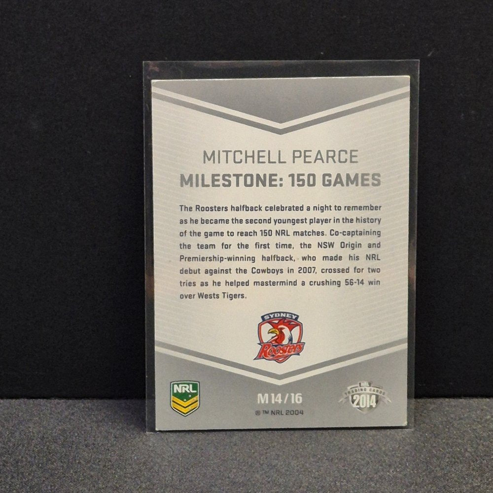 2014 NRL Traders - Milestones - M14 - Mitchell Pearce