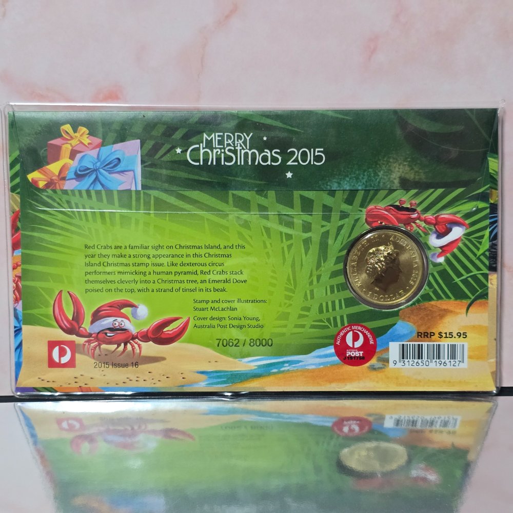2015 $1 Perth Mint Merry Christmas PNC