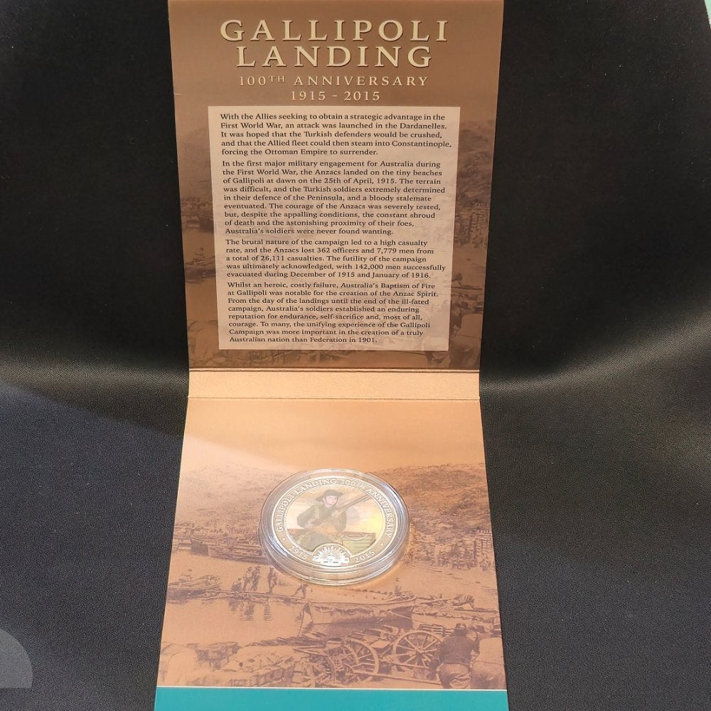 2015 $1 Centenary of the Gallipoli Landing Lenticular Coin