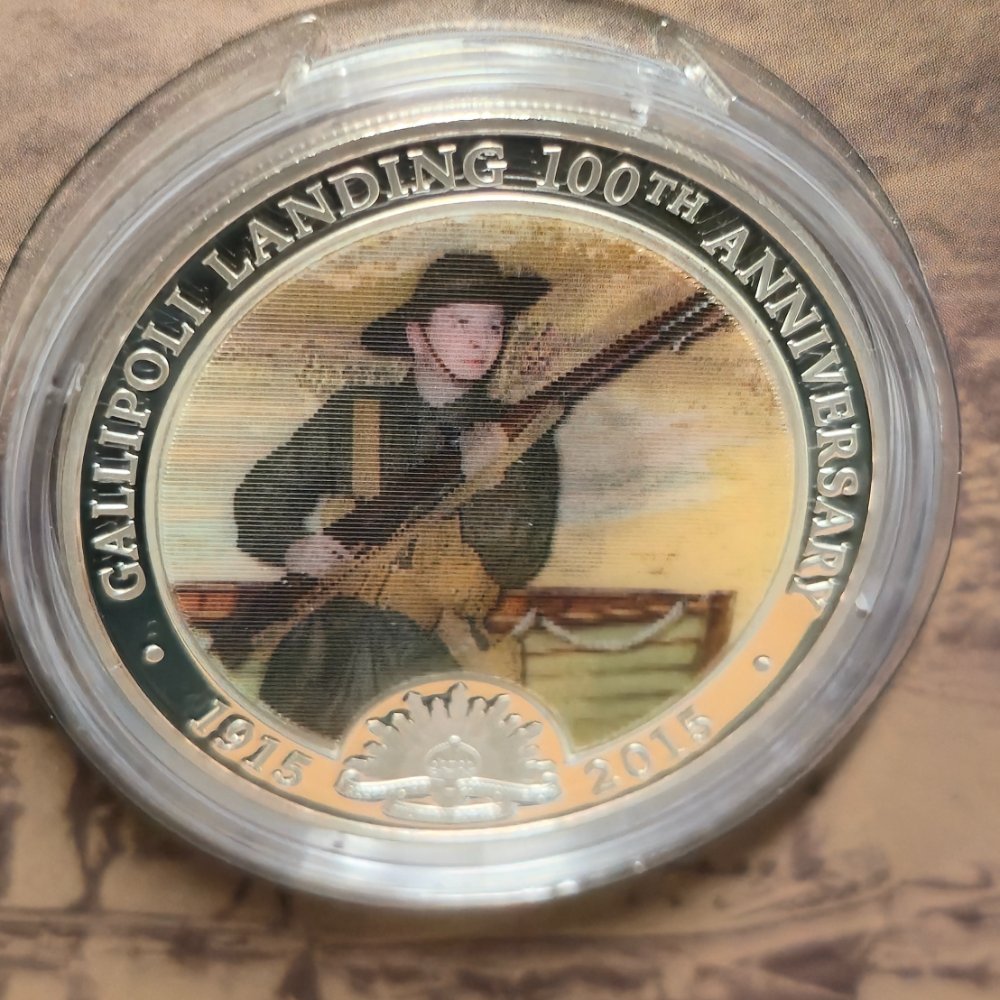 2015 $1 Centenary of the Gallipoli Landing Lenticular Coin
