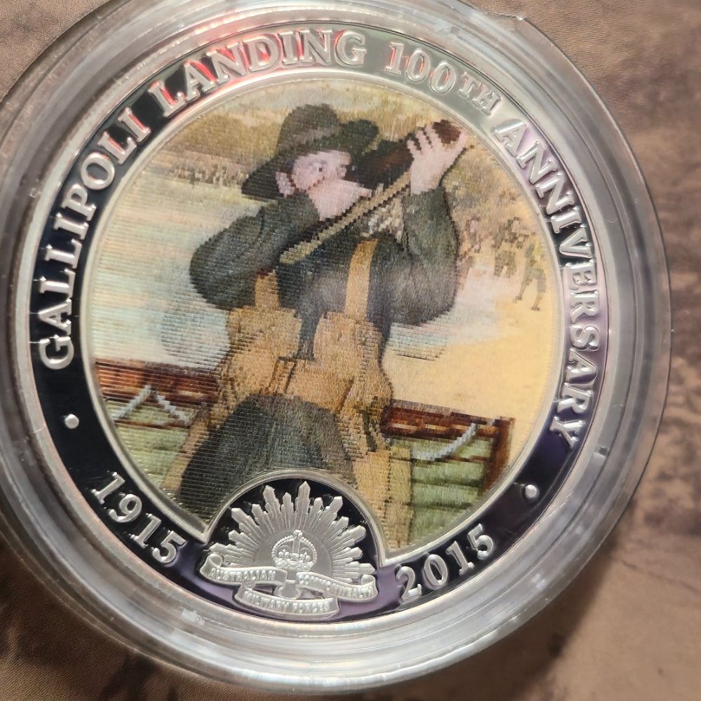 2015 $1 Centenary of the Gallipoli Landing Lenticular Coin