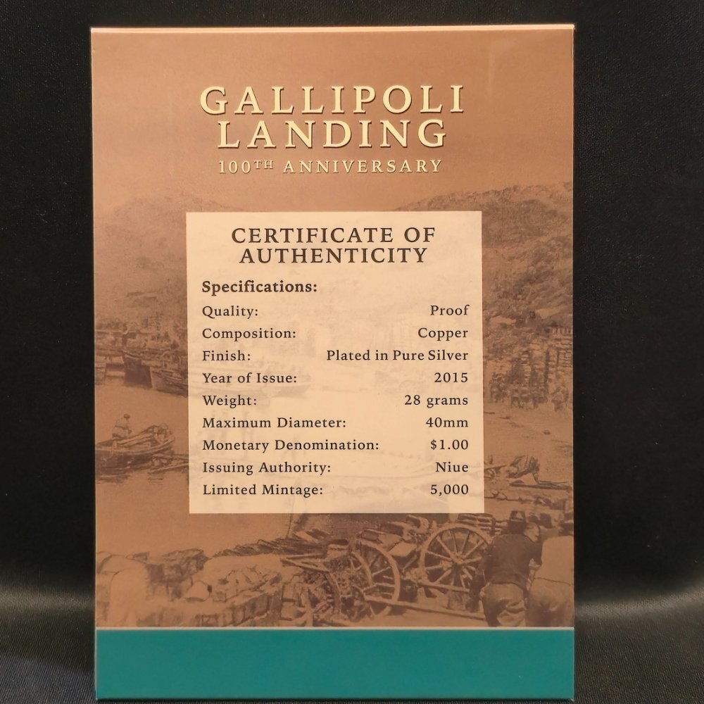 2015 $1 Centenary of the Gallipoli Landing Lenticular Coin