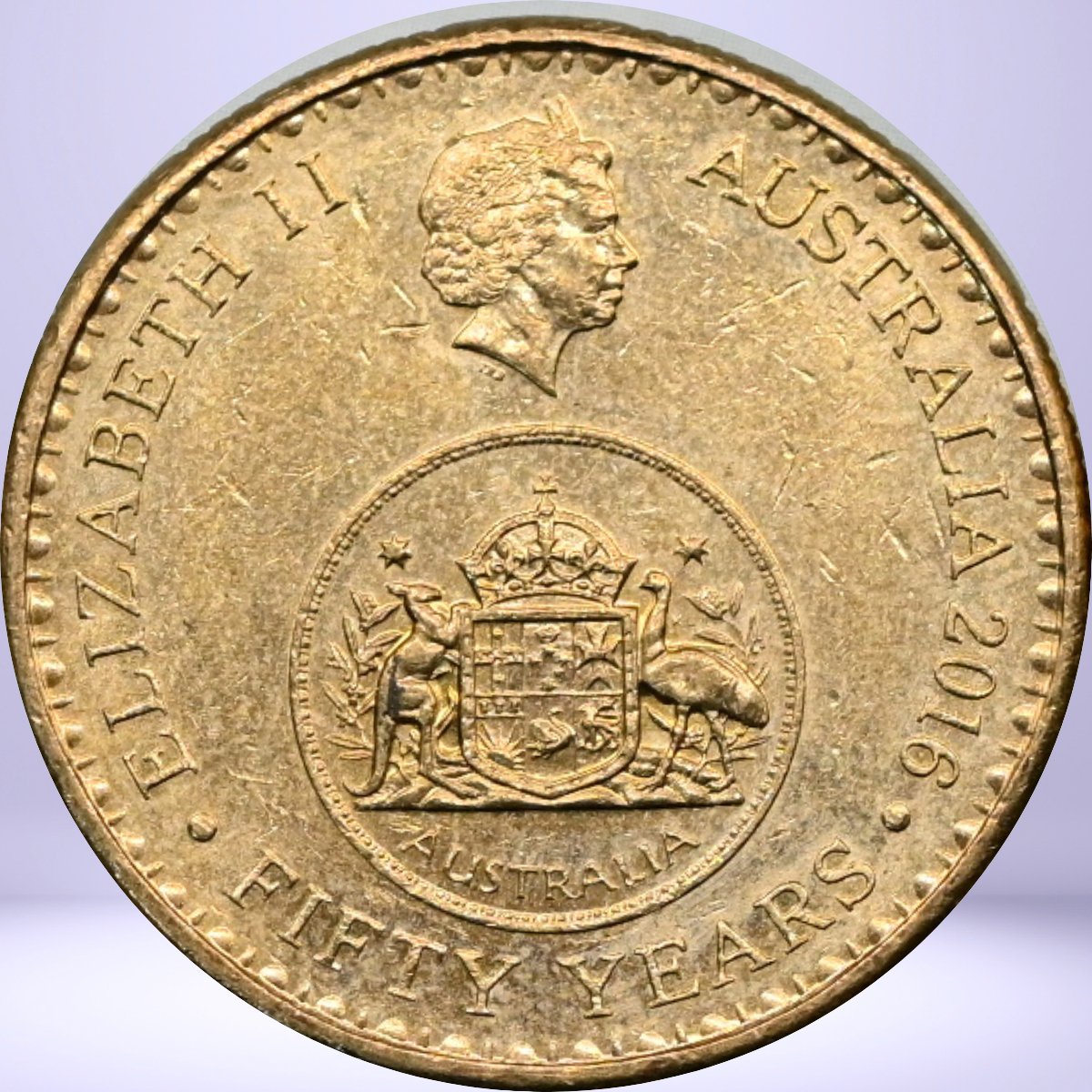 2016 $1 Changeover circulated obverse