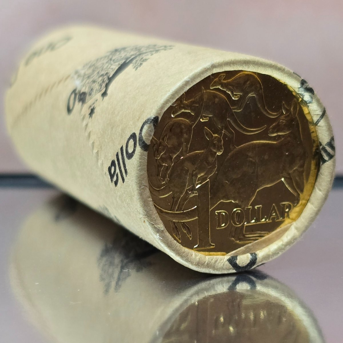 2016 $1 Changeover Royal Australian Mint Roll - Ender coins have imperfections