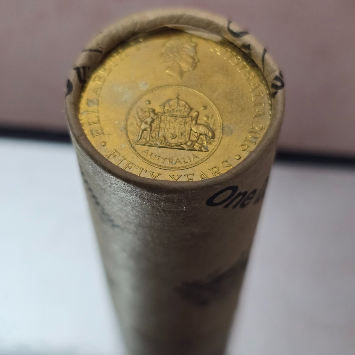 2016 $1 Changeover Royal Australian Mint Roll - Ender coins have imperfections