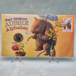 2016 $1 Fair Dinkum Aussie Alphabet Wombat PNC front