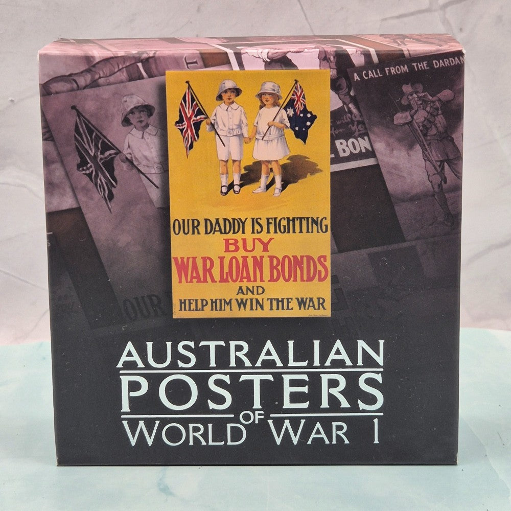 2016 1oz Australian Posters of World War I War Bonds Silver Proof struck by The Perth Mint front outer box