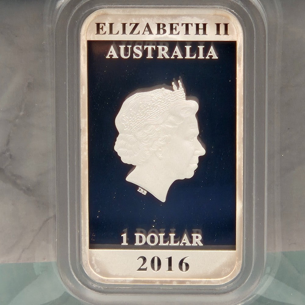 2016 1oz Australian Posters of World War I War Bonds Silver Proof struck by The Perth Mint obverse coin