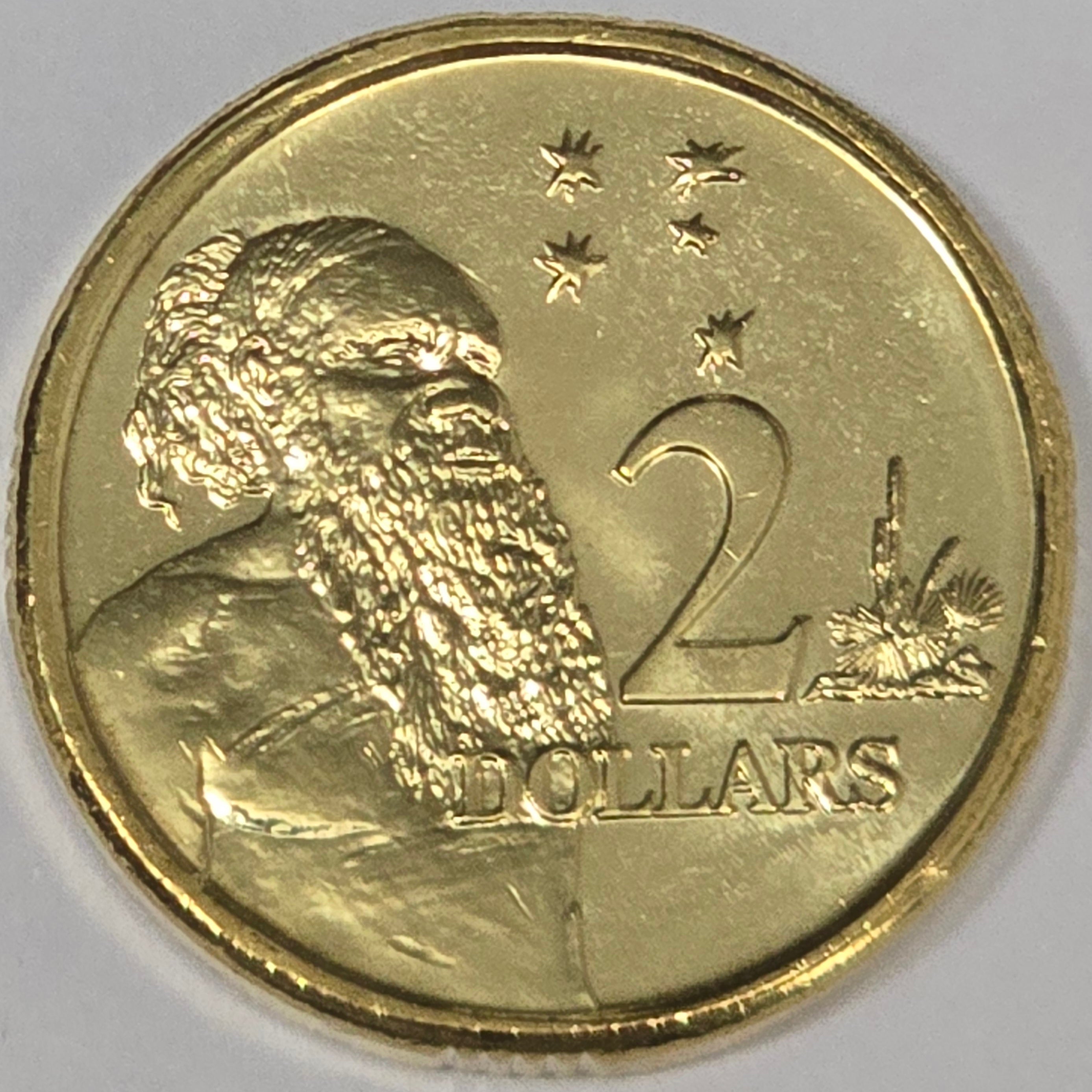 2016 $2 Changeover 50 Years of Decimal Currency single uncirculated coin reverse