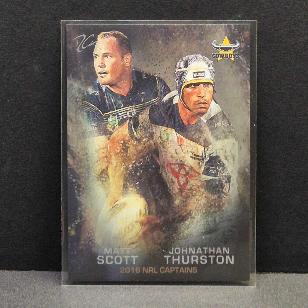 2016 NRL Elite - Captains - C9 - Matt Scott & Johnathan Thurston