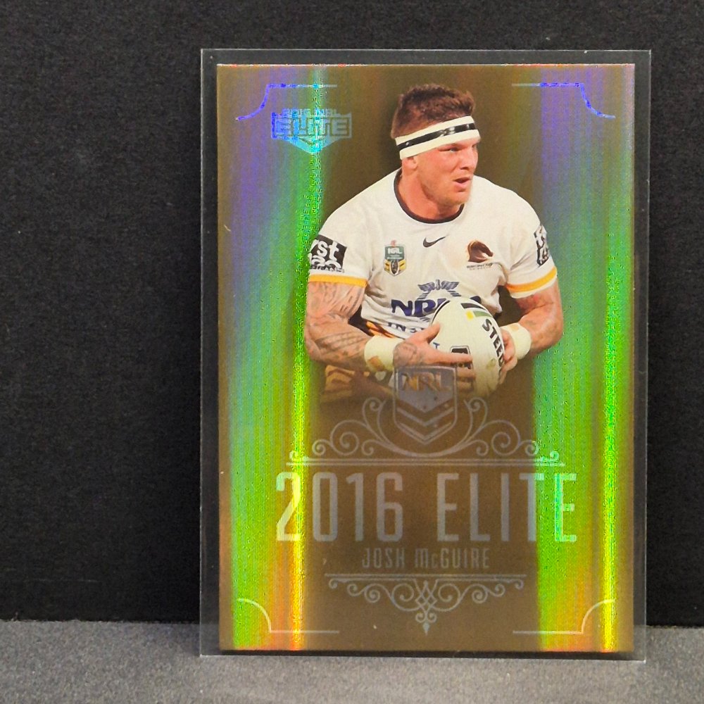 2016 NRL Elite - Gold Parallel - SG006 - Josh McGuire