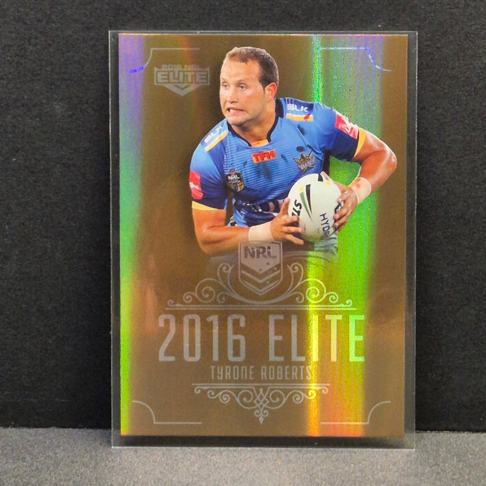 2016 NRL Elite - Gold Parallel - SG058 - Tyrone Roberts