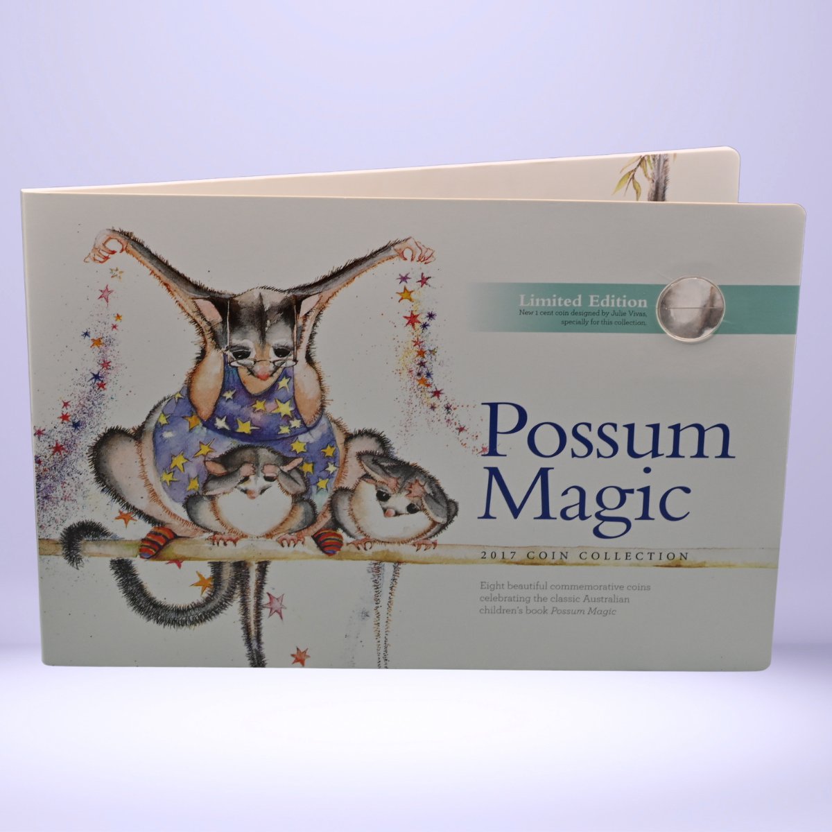 2017 Possum Magic Empty Folder 8 Coin Collection Front