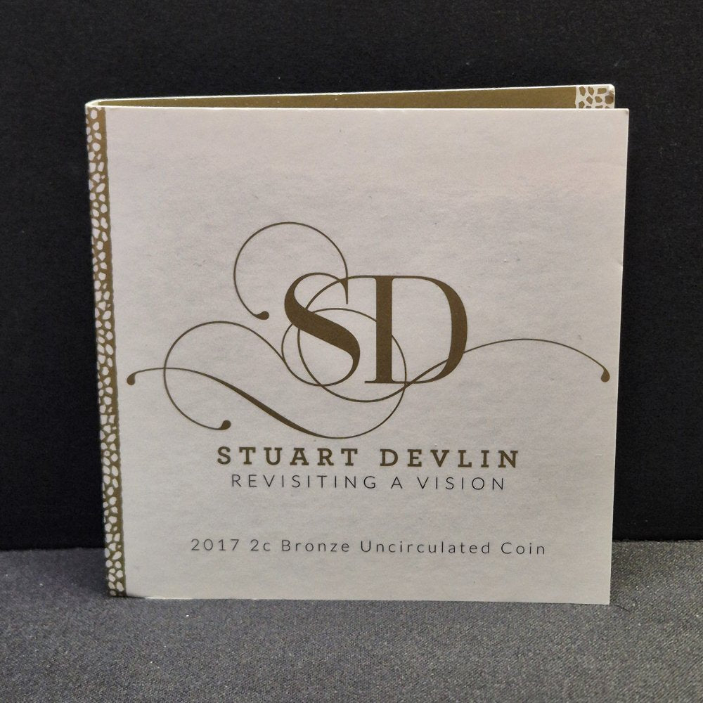 2017 2c Stuart Devlin - Revisiting a Vision Bronze Uncirculated Coin