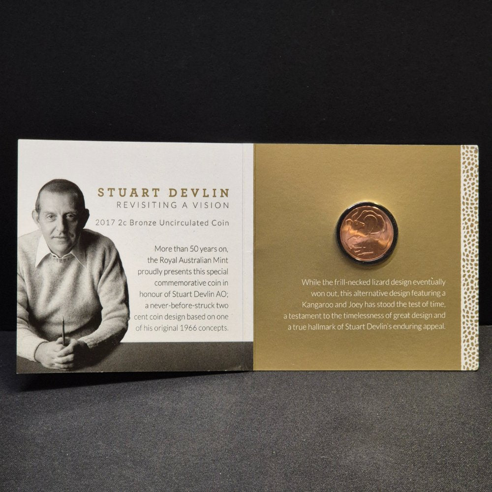 2017 2c Stuart Devlin - Revisiting a Vision Bronze Uncirculated Coin