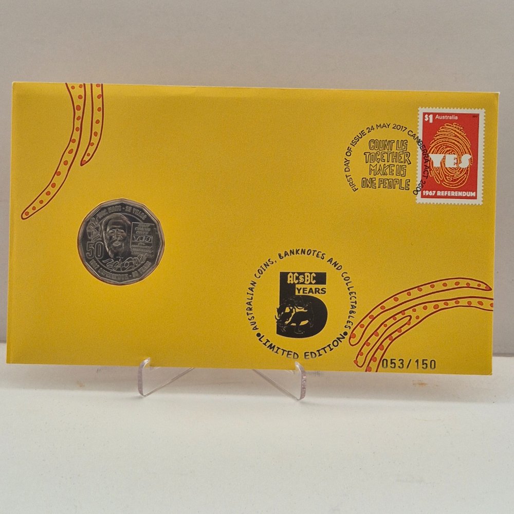 2017 50c Referendum Mabo PNC with Third Party ACBC 5 Years overprint