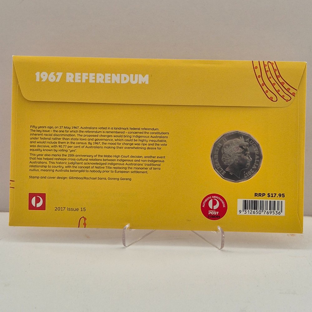 2017 50c Referendum Mabo PNC with Third Party ACBC 5 Years overprint