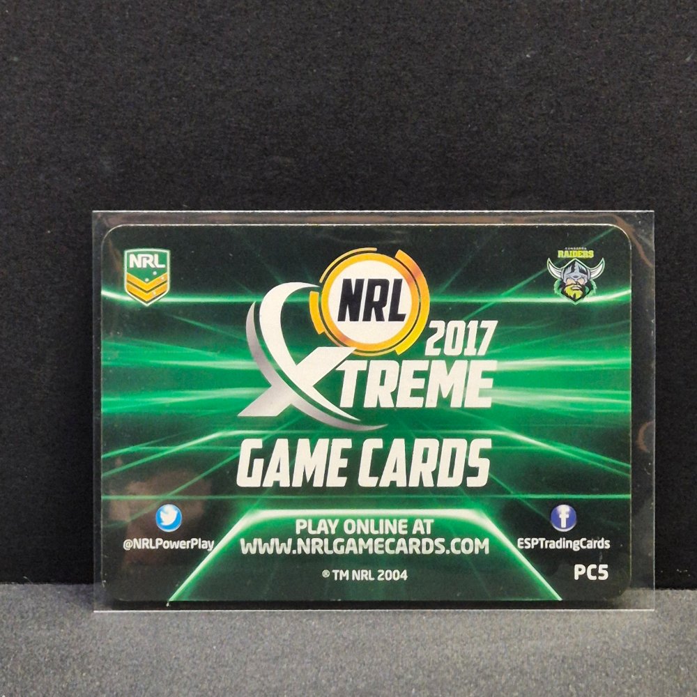 2017 NRL Xtreme - Power Card - PC5 - Jarrod Croker
