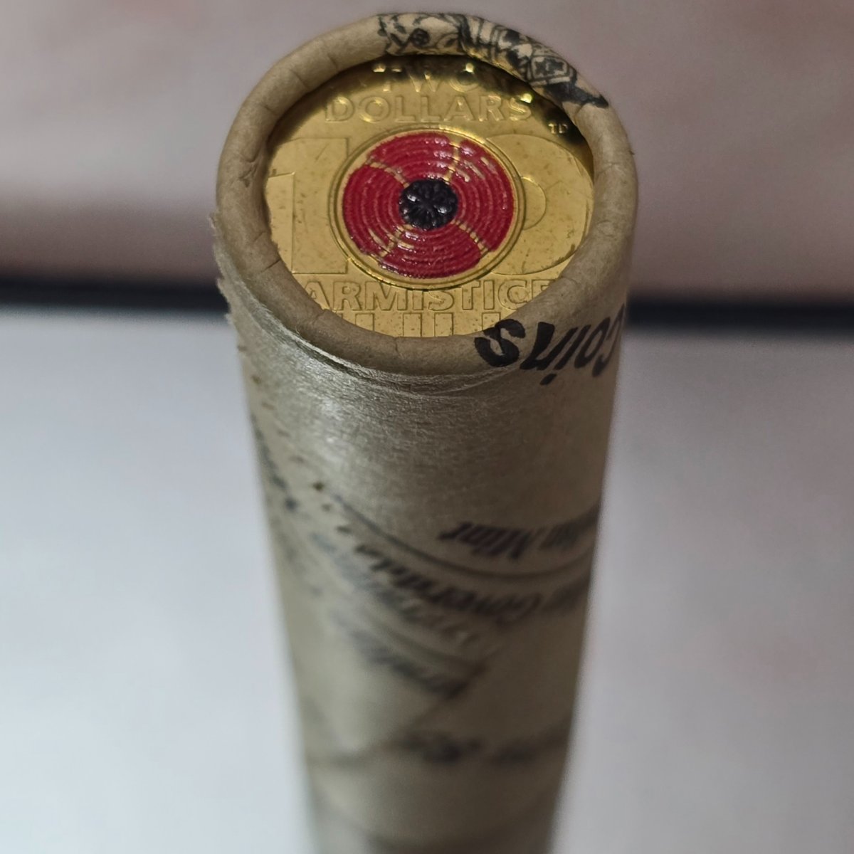 2018 $2 Armistice Centenary Royal Australian Mint T/T Roll