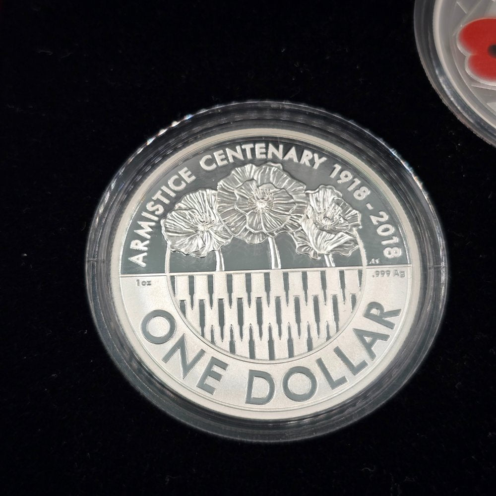 2018 Armistice Centenary Silver Three Coin Proof Set