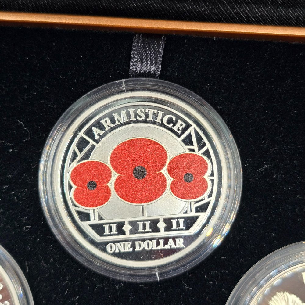 2018 Armistice Centenary Silver Three Coin Proof Set