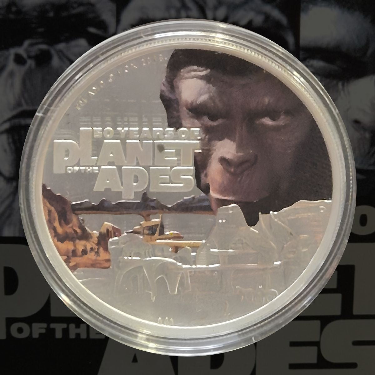 2018 Perth Mint 50 Years of Planet of the Apes 1oz Silver Proof Coin