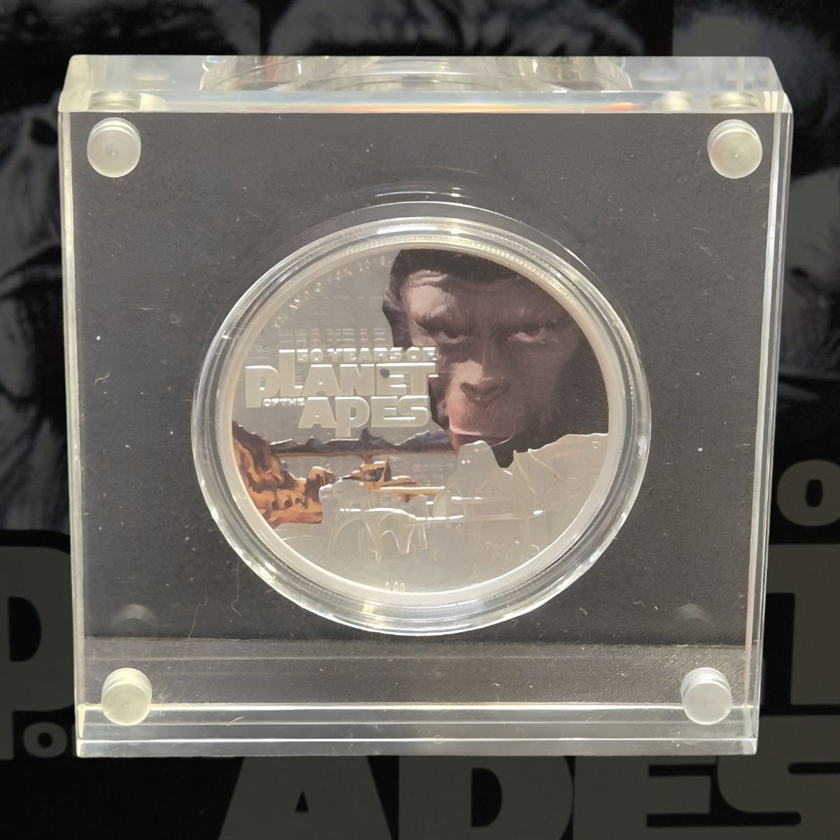 2018 Perth Mint 50 Years of Planet of the Apes 1oz Silver Proof Coin