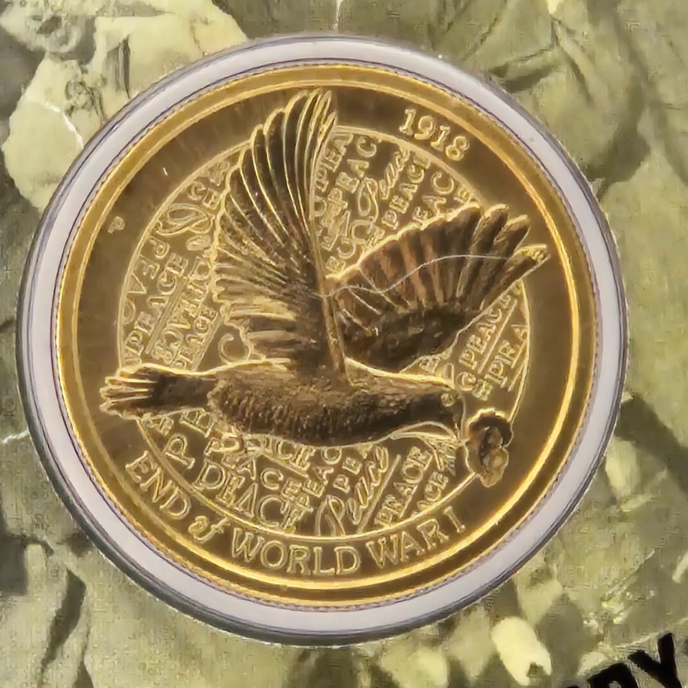 2018 $1 Perth Mint Centenary of WWI PNC with Third Party ACBC 5 Years overprint