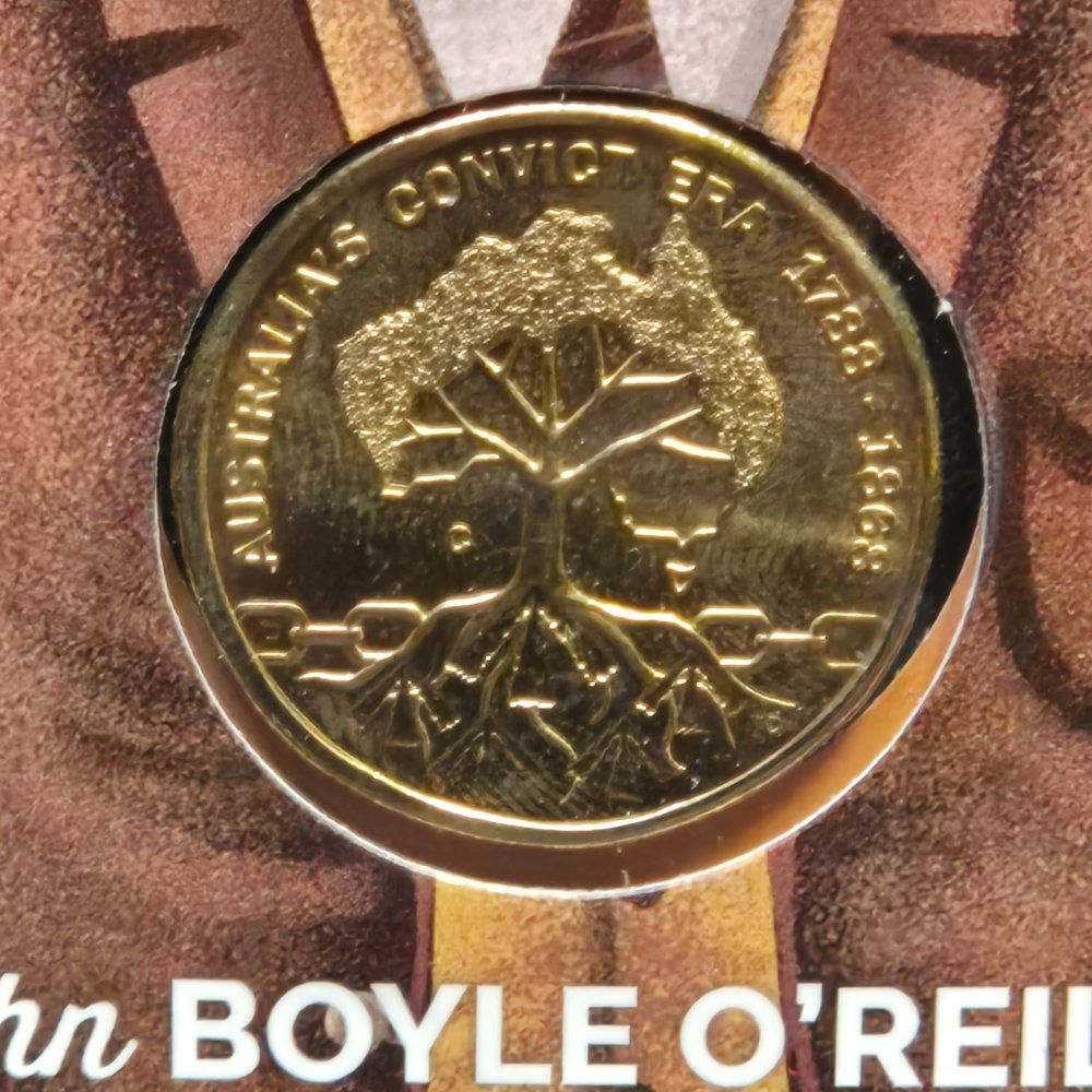 2018 $1 Rascals & Ratbags 'C' Mintmark - John Boyle O'Rielly Uncirculated Carded Coin