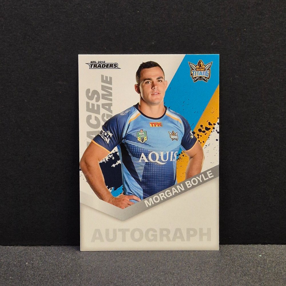 2018 NRL Traders - Faces of the Game - FG17 - Morgan Boyle