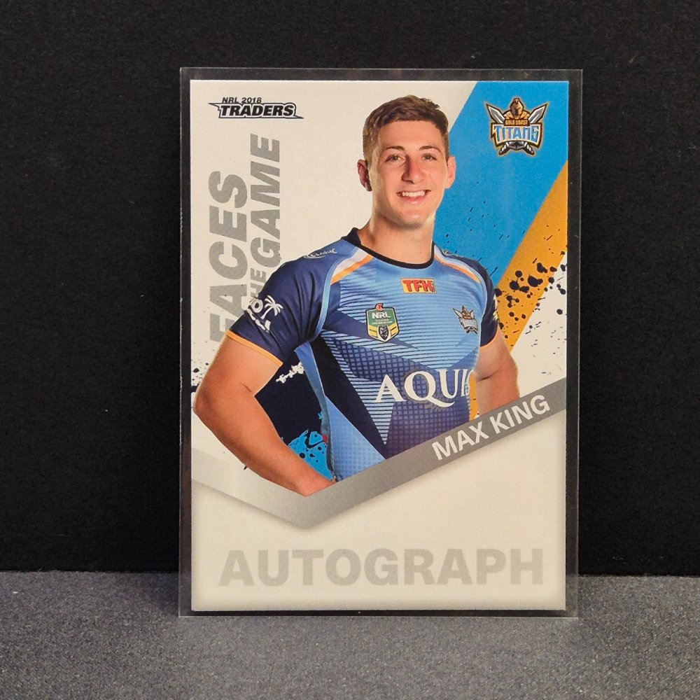 2018 NRL Traders - Faces of the Game - FG18- Max King
