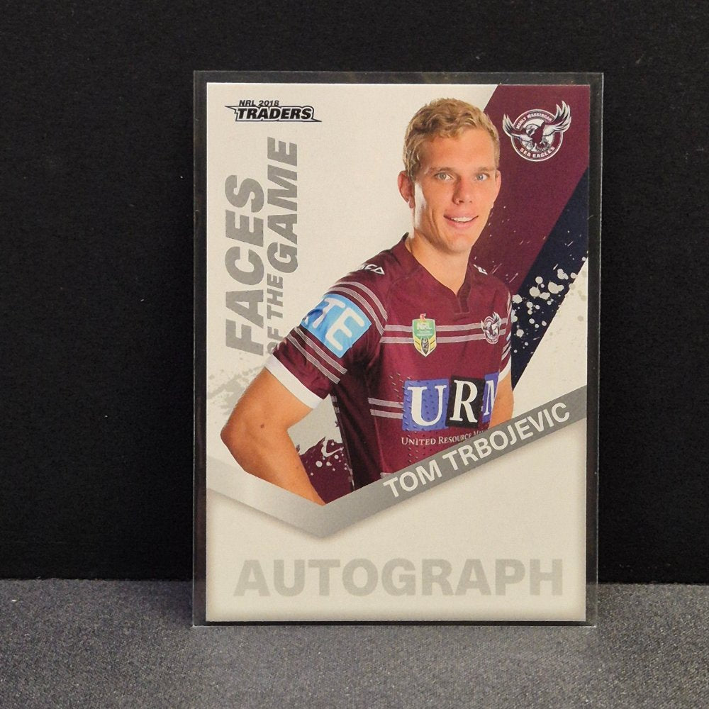 2018 NRL Traders - Faces of the Game - FG23- Tom Trbojevic