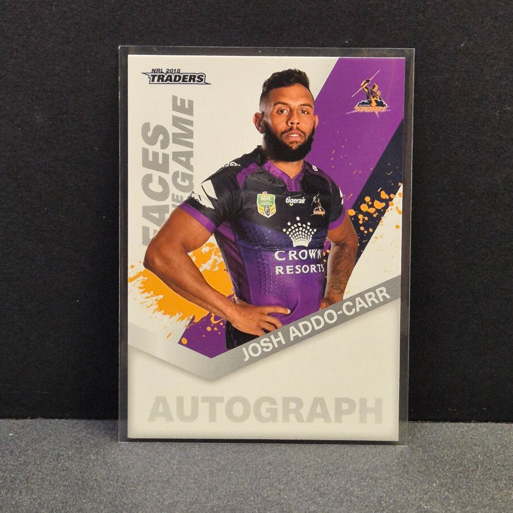 2018 NRL Traders - Faces of the Game - FG25- Josh Addo-Carr