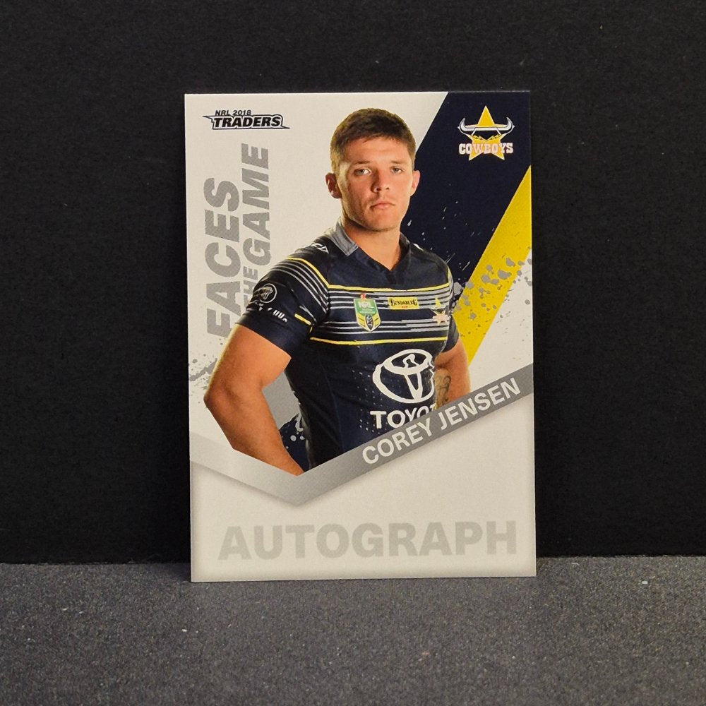 2018 NRL Traders - Faces of the Game - FG35 - Corey Jensen