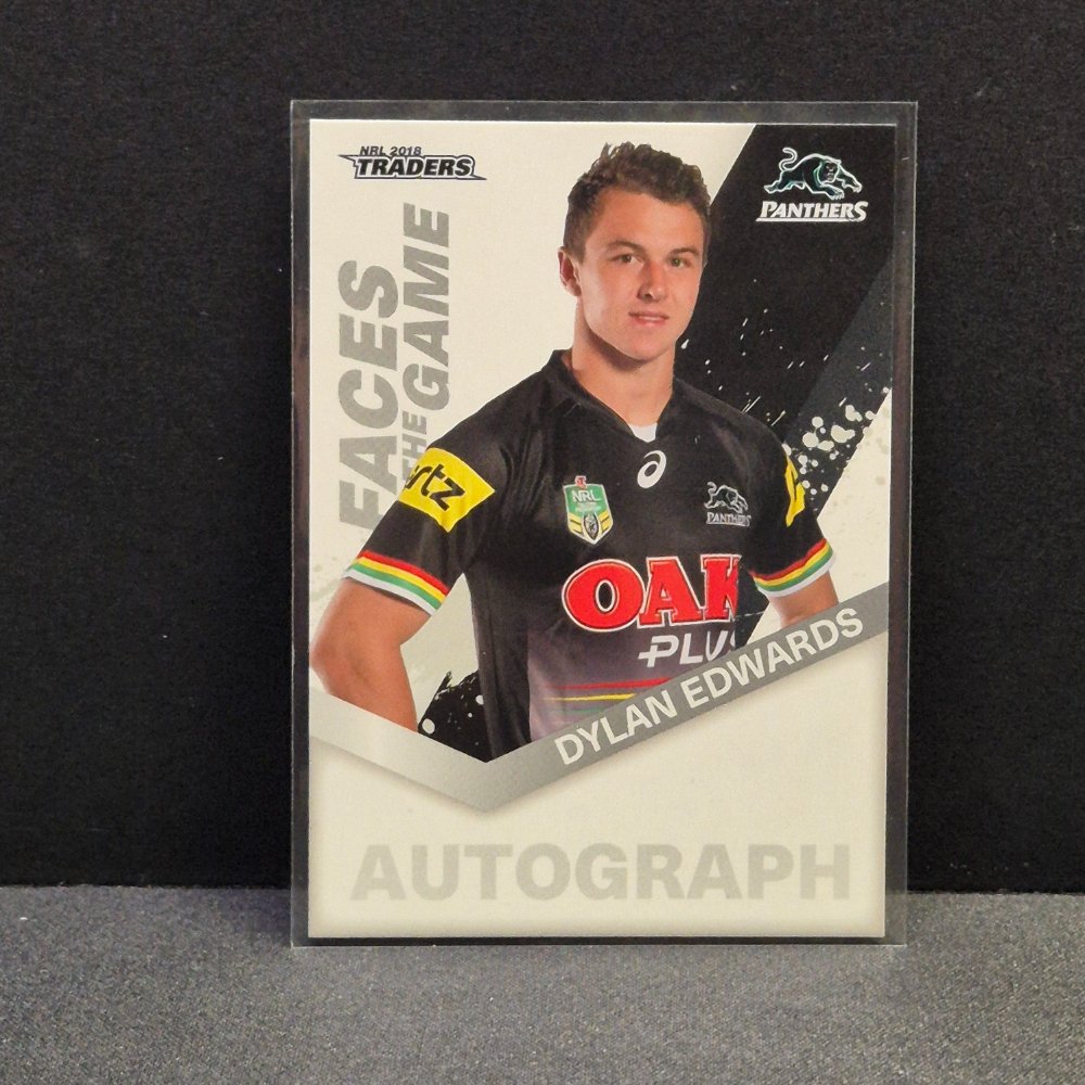 2018 NRL Traders - Faces of the Game - FG41- Dylan Edwards