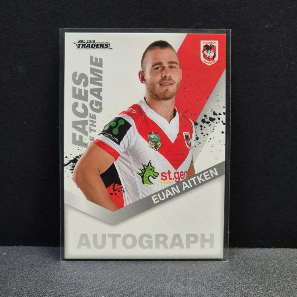 2018 NRL Traders - Faces of the Game - FG49- Euan Aitken