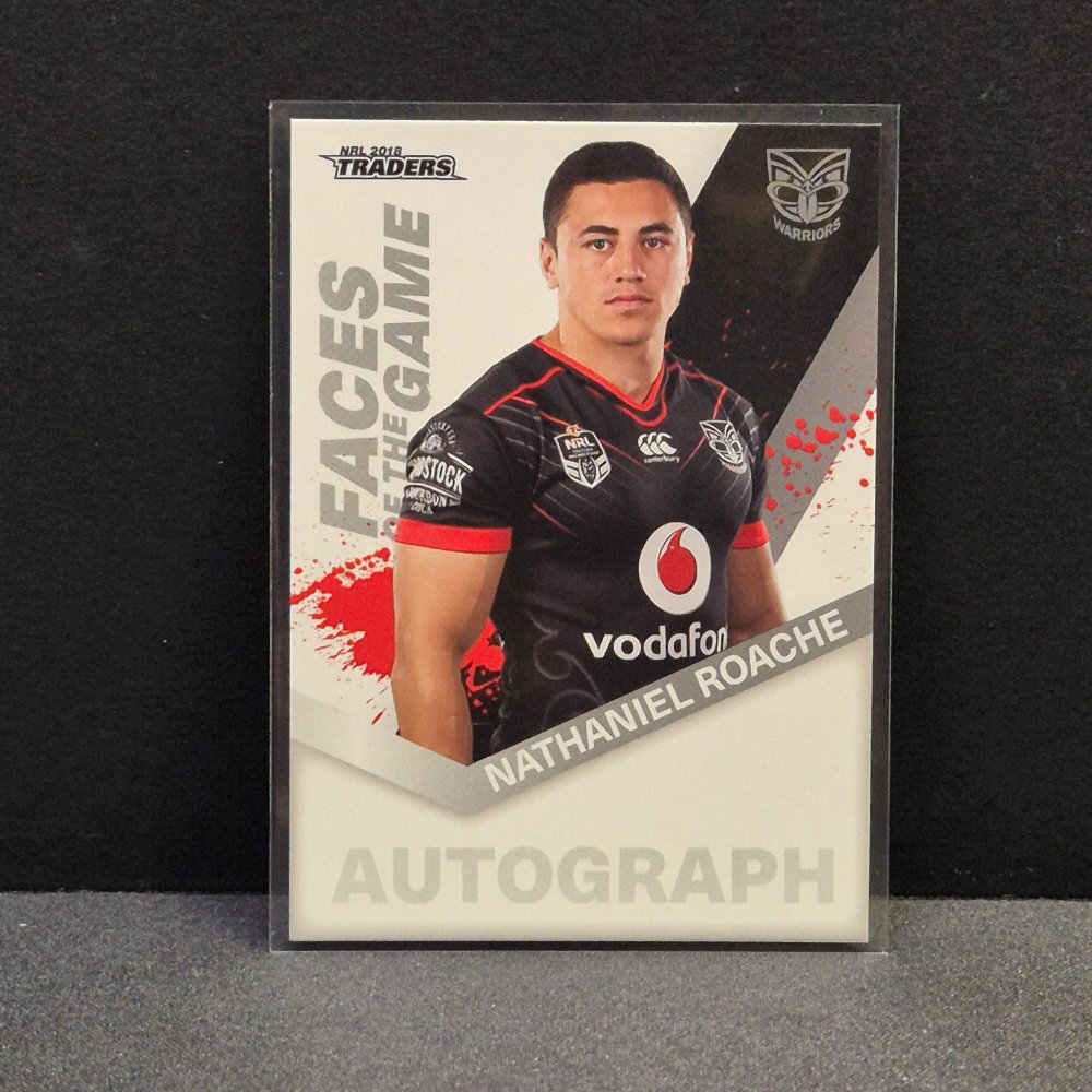 2018 NRL Traders - Faces of the Game - FG60- Nathaniel Roache