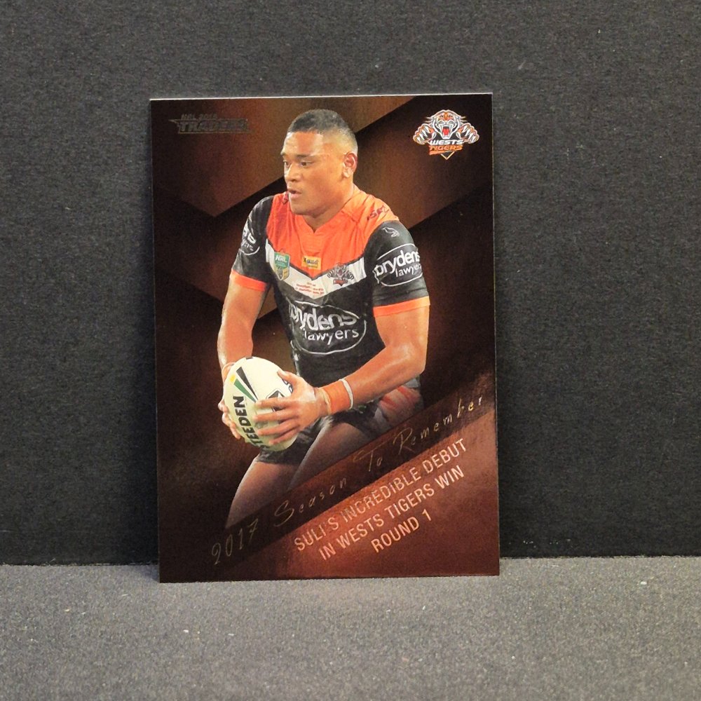 2018 NRL Traders - Season to Remember - SR48 - Moses Suli