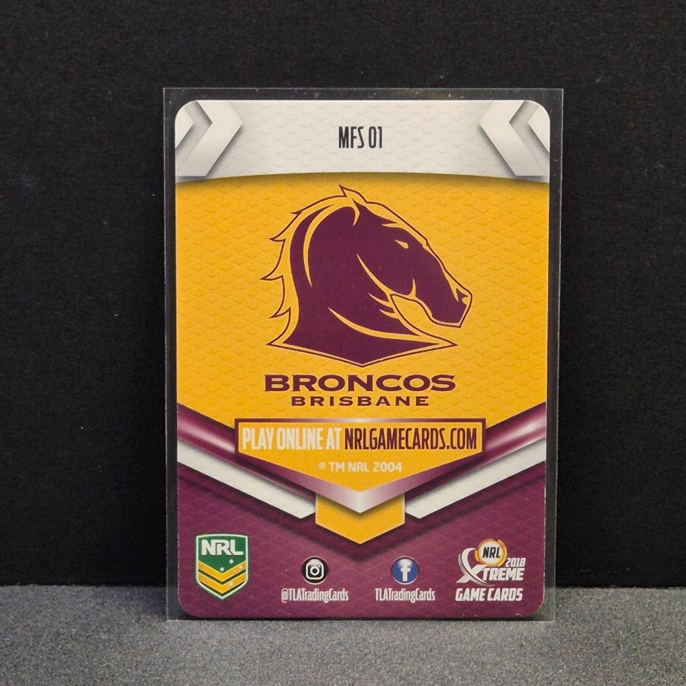 2018 NRL Xtreme - Mini Footy Stars - MFS01 - Darius Boyd