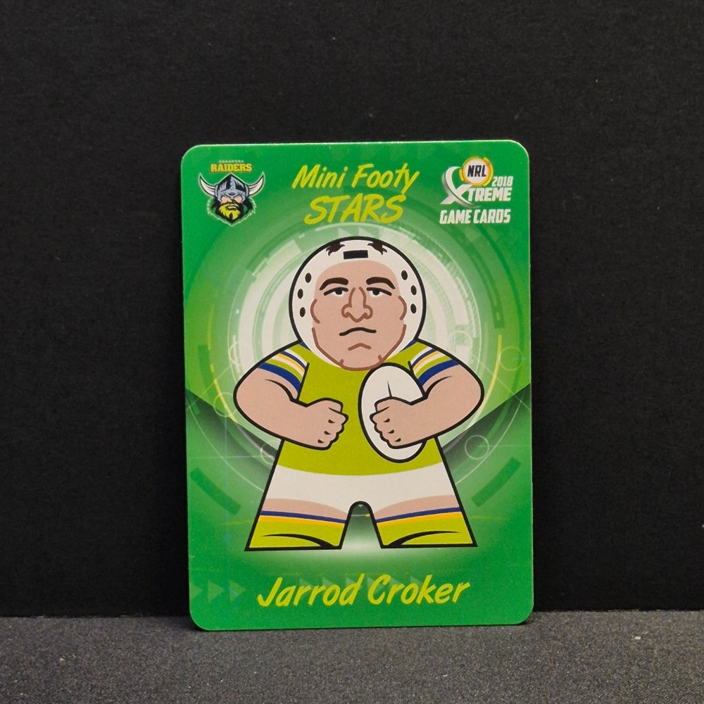 2018 NRL Xtreme - Mini Footy Stars - MFS03 - Jarrod Croker