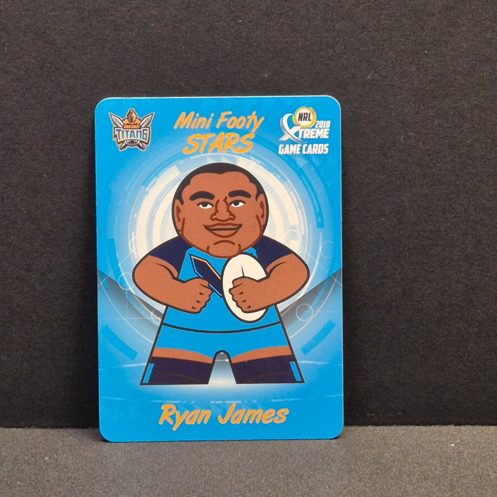 2018 NRL Xtreme - Mini Footy Stars - MFS09 - Ryan James