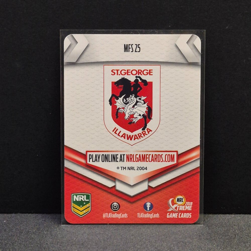 2018 NRL Xtreme - Mini Footy Stars - MFS25 - Tyson Frizell