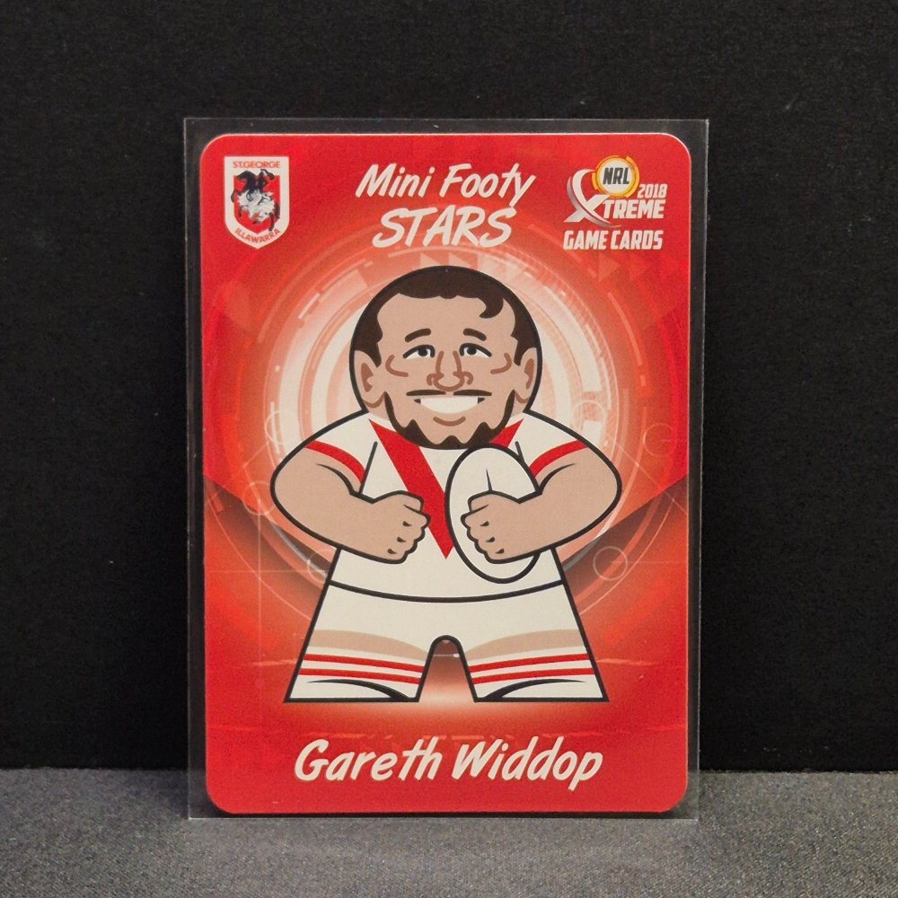 2018 NRL Xtreme - Mini Footy Stars - MFS26 - Gareth Widdop