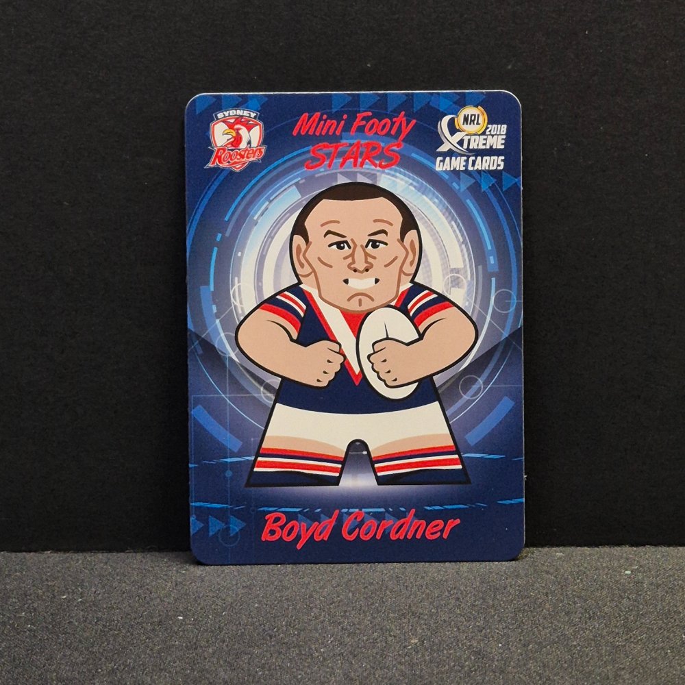 2018 NRL Xtreme - Mini Footy Stars - MFS27 - Boyd Cordner