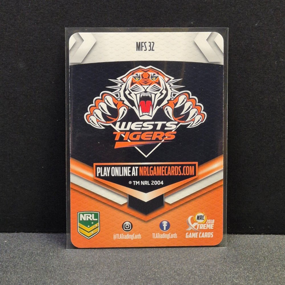 2018 NRL Xtreme - Mini Footy Stars - MFS32 - David Nofoaluma