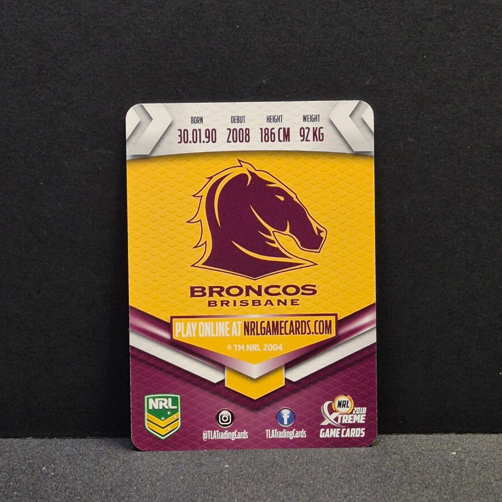 2018 NRL Xtreme - Silver Parallel - SP004 - Andrew McCullough