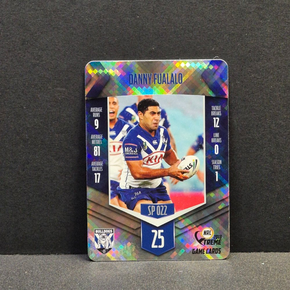 2018 NRL Xtreme - Silver Parallel - SP022 - Danny Fualalo