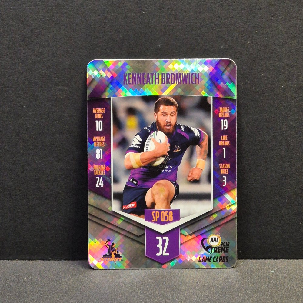 2018 NRL Xtreme - Silver Parallel - SP058 - Kenneath Bromwich